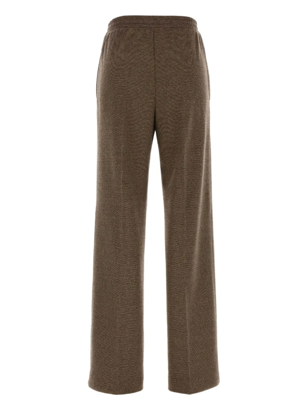 Weekend Max Mara Stretch Polyester Blend Pant Featuring Pockets In Brown
