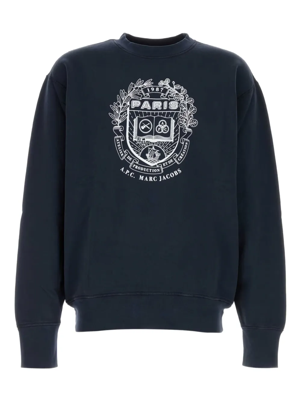 A.P.C. sudadera con estampado gráfico | azul | Image 1