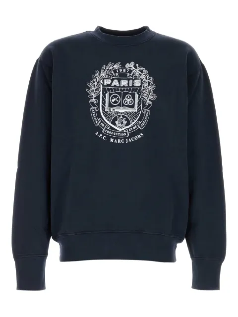 A.P.C. sudadera con estampado gráfico
