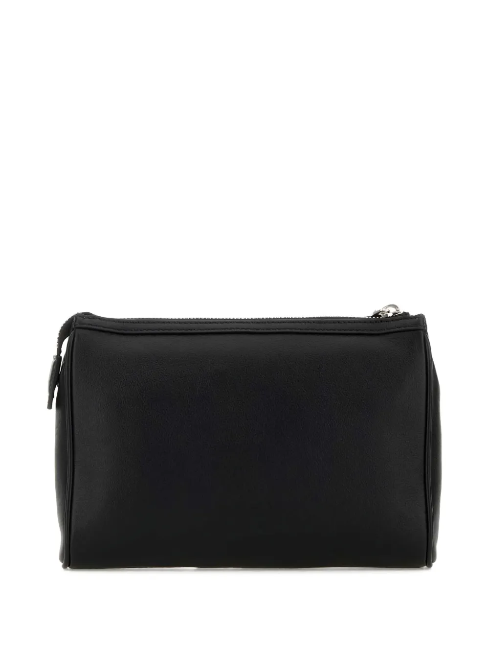 Bally striped-detail leather wash bag - Zwart