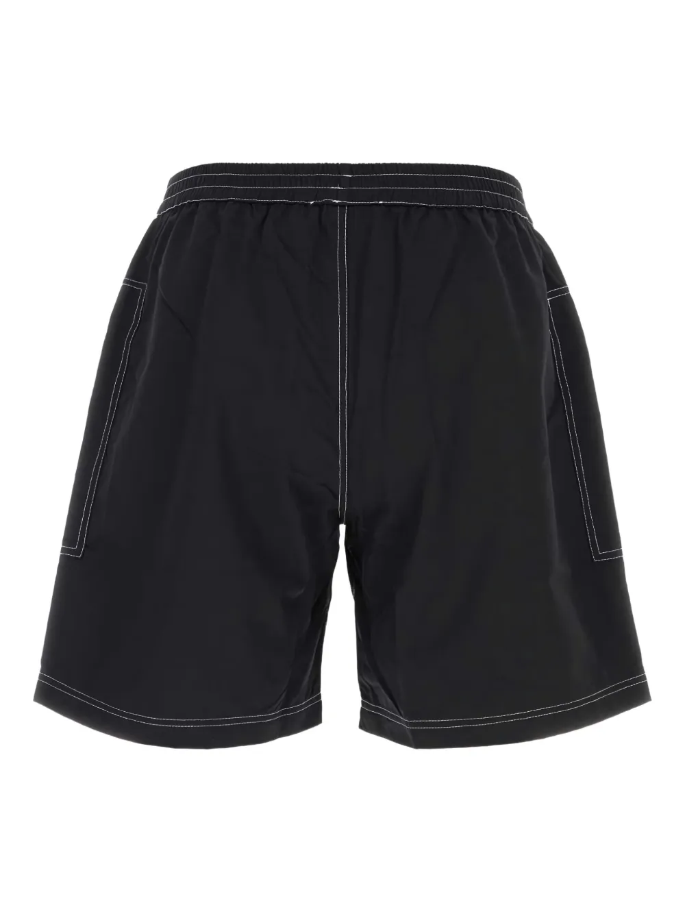 Gimaguas Black Cotton Quique Bermuda Shorts In Black
