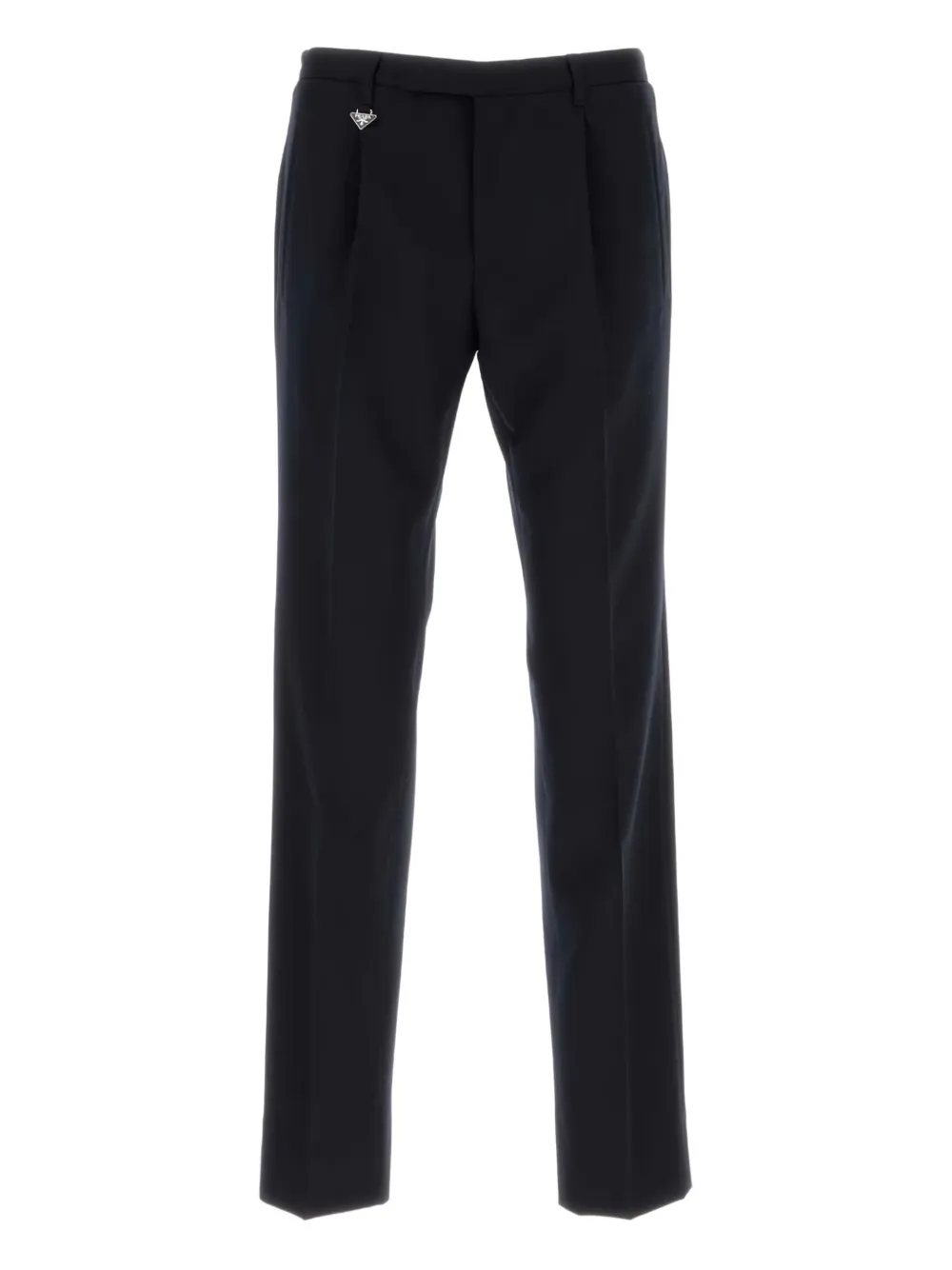 Prada front-pleat wool trousers | Blue | Image 1