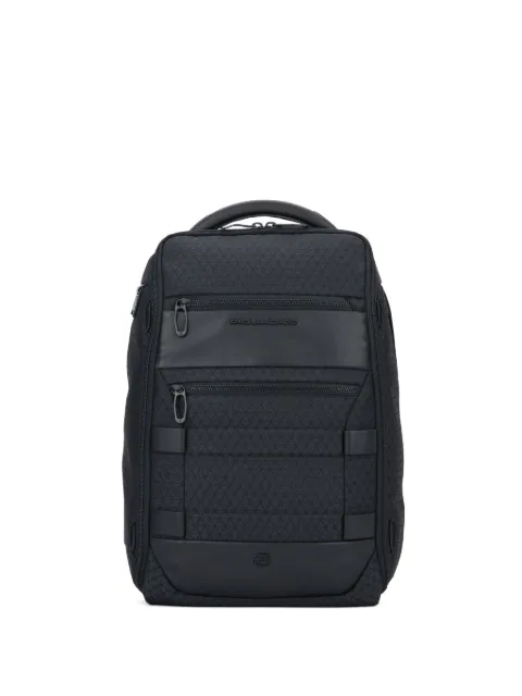 PIQUADRO zipped panelled backpack