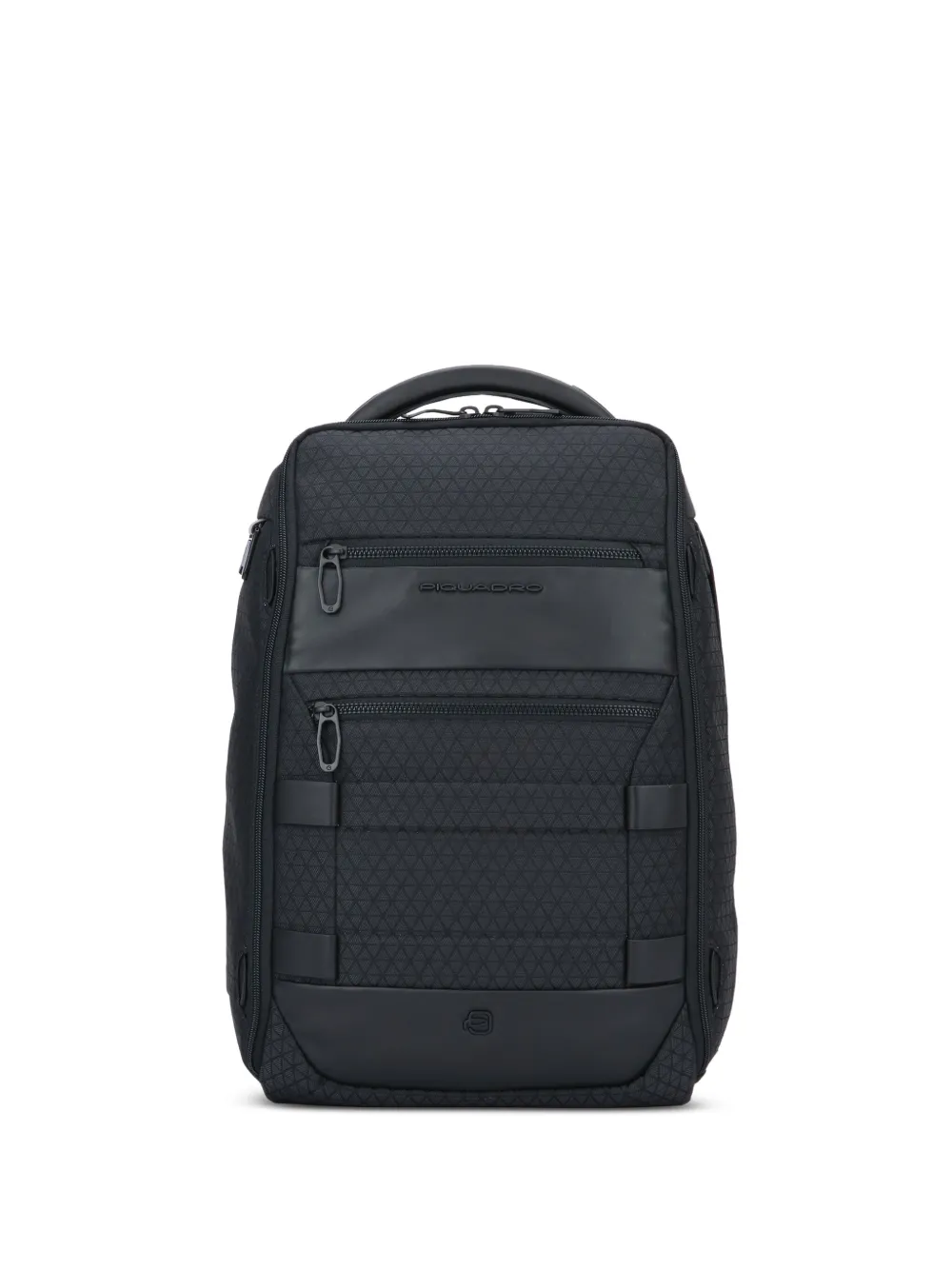 PIQUADRO mochila con paneles y cierre | negro | Image 1
