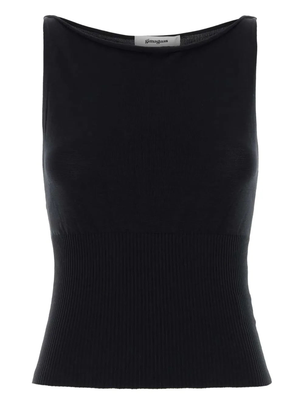 Gimaguas Oto ribbed top - Nero