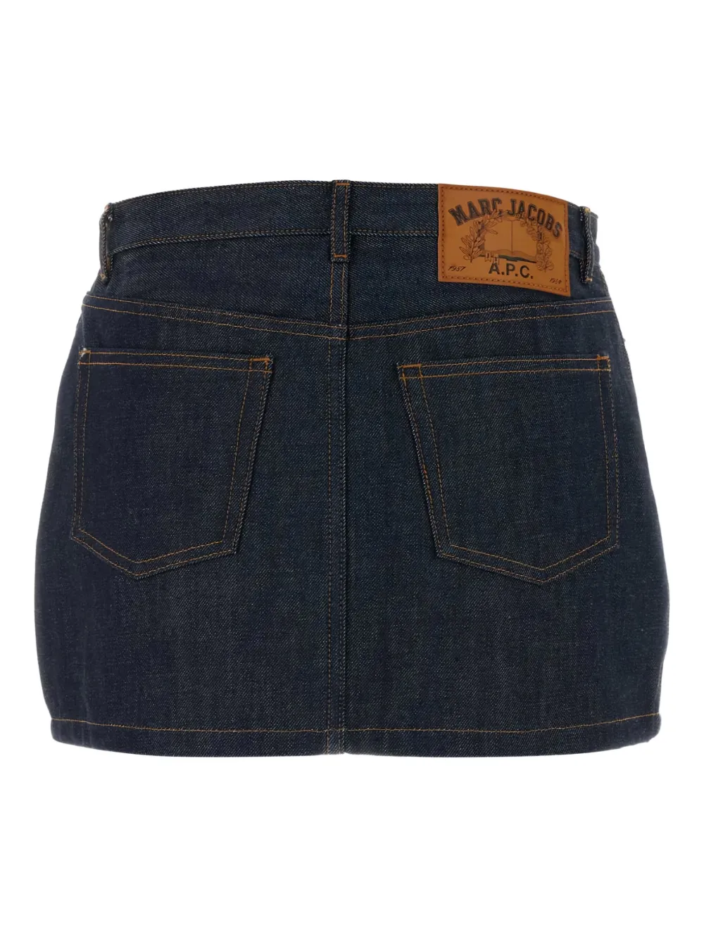 A.P.C. x Marc Jacobs The Mini skirt - Blauw