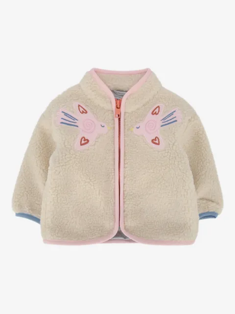 Stella McCartney Kids veste à appliqué oiseau