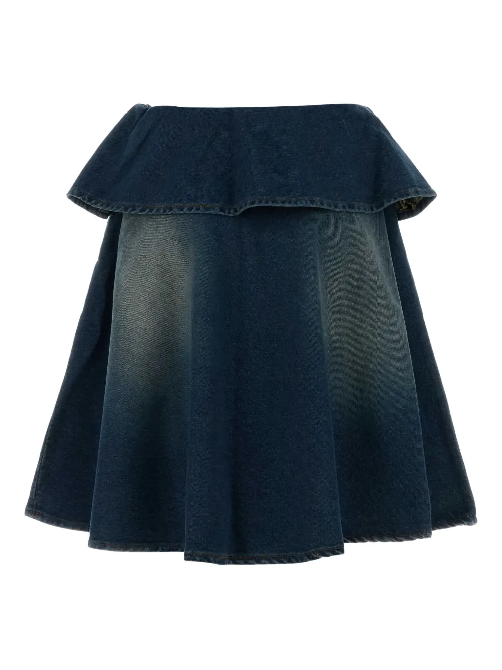 Gimaguas ruffled mini skirt - Blauw