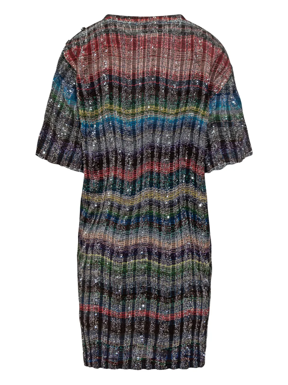 Missoni Mini-jurk verfraaid met pailletten - Grijs