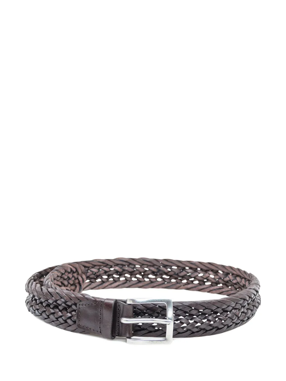 Orciani woven belt - Bruin