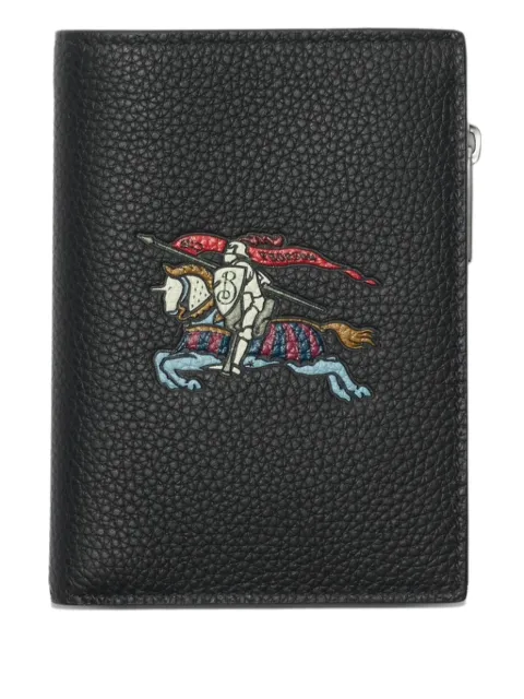 Burberry portefeuille zippé Equestrian Knight