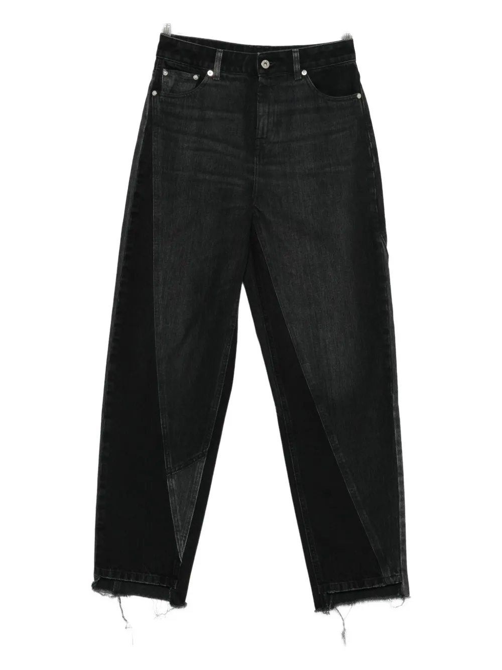Halfboy Logo-patch Jeans In Black