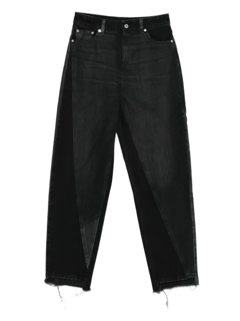 Halfboy logo-patch jeans 