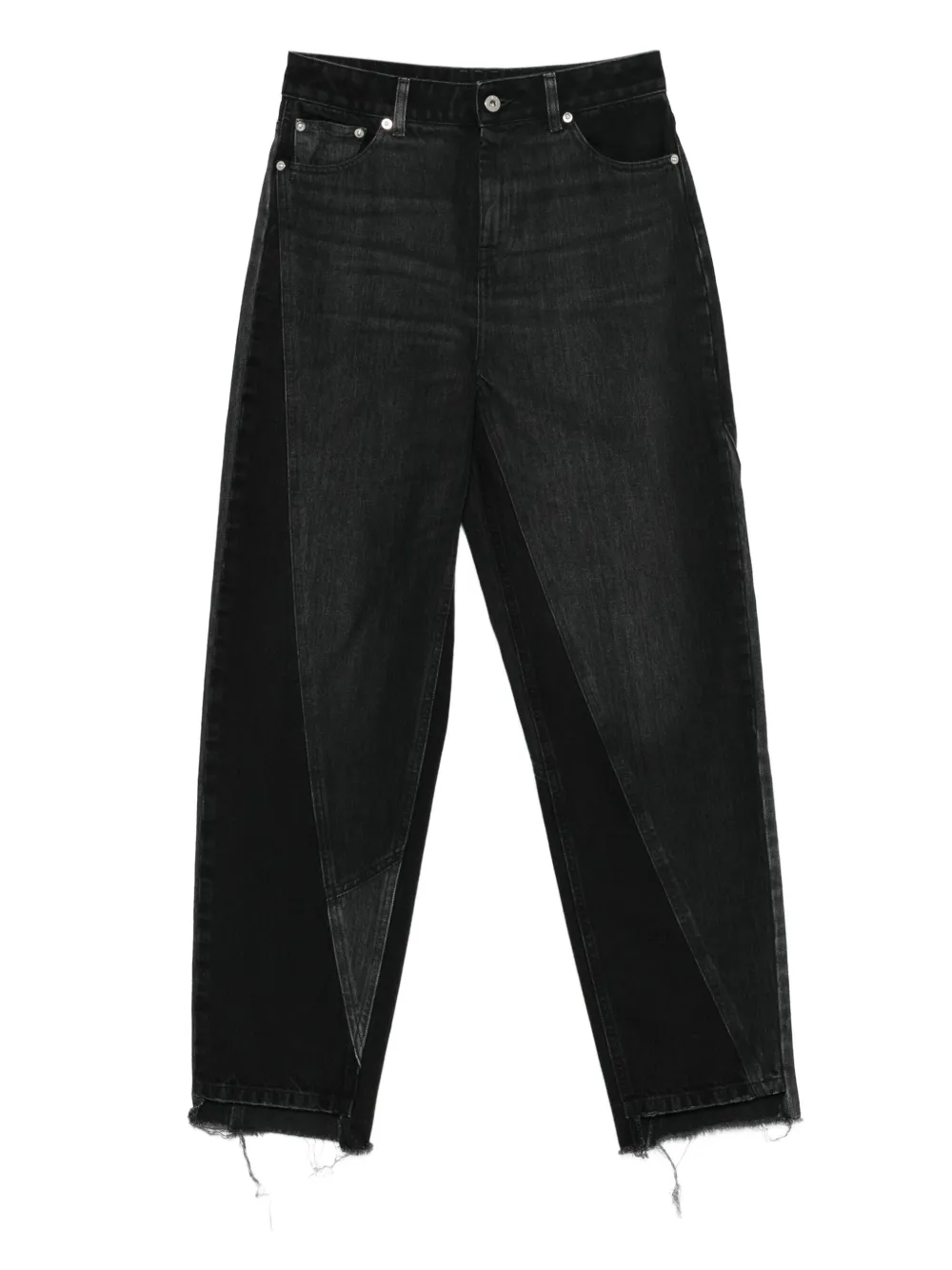 Halfboy logo-patch jeans | Black | Image 1