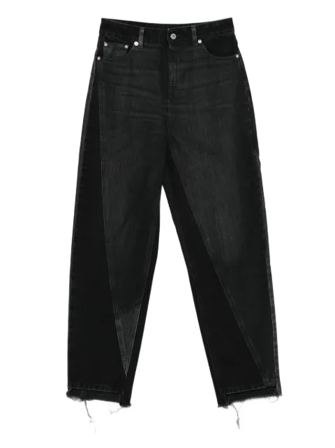 Halfboy jeans con parche del logo