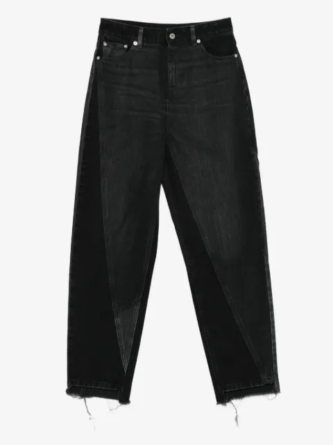Halfboy jeans con parche del logo