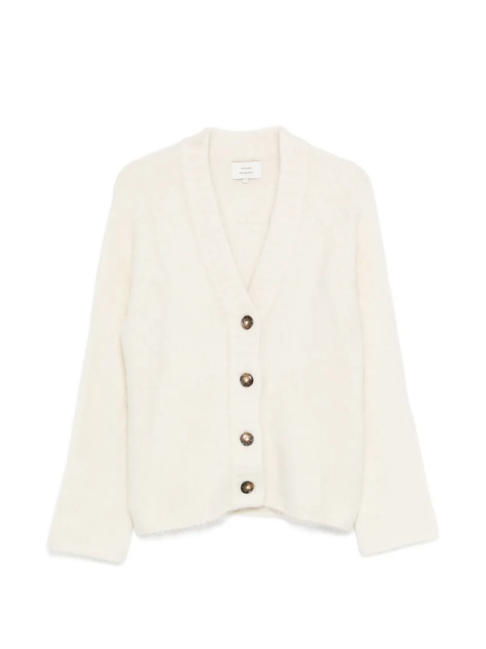 LouLou de Saison Lynn buttoned cardigan - Bianco