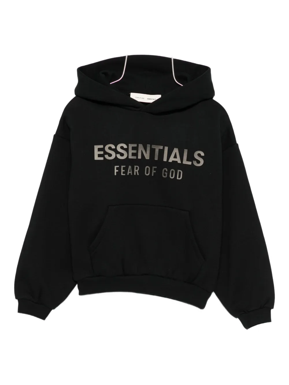 Essentials Logo-print Sweatshirt In Black