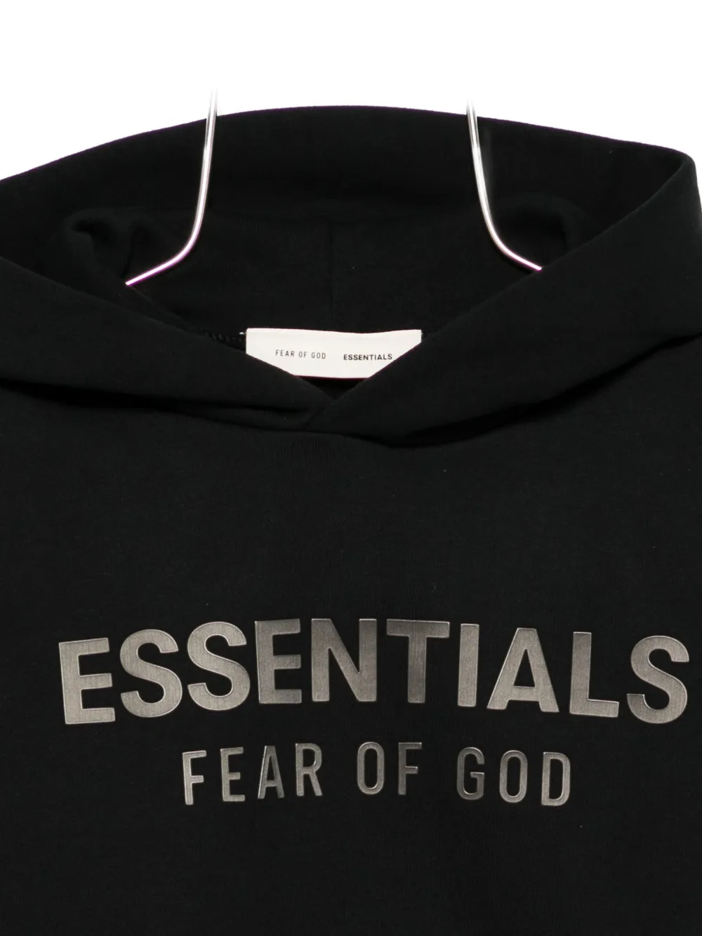 Essentials Logo-print Sweatshirt In Black