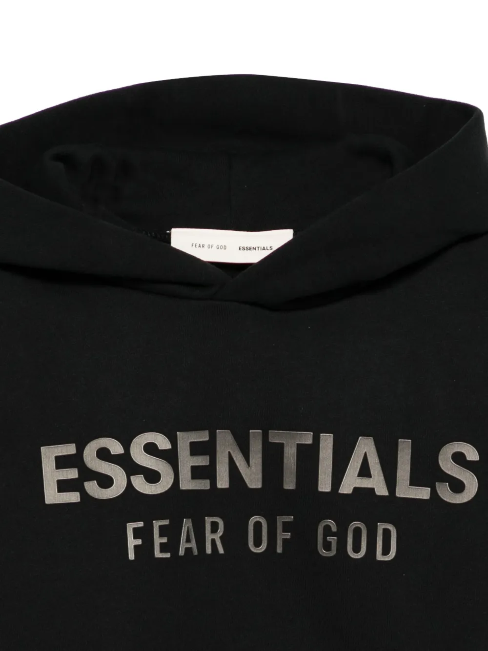 FEAR OF GOD ESSENTIALS KIDS Sweater met logoprint Zwart
