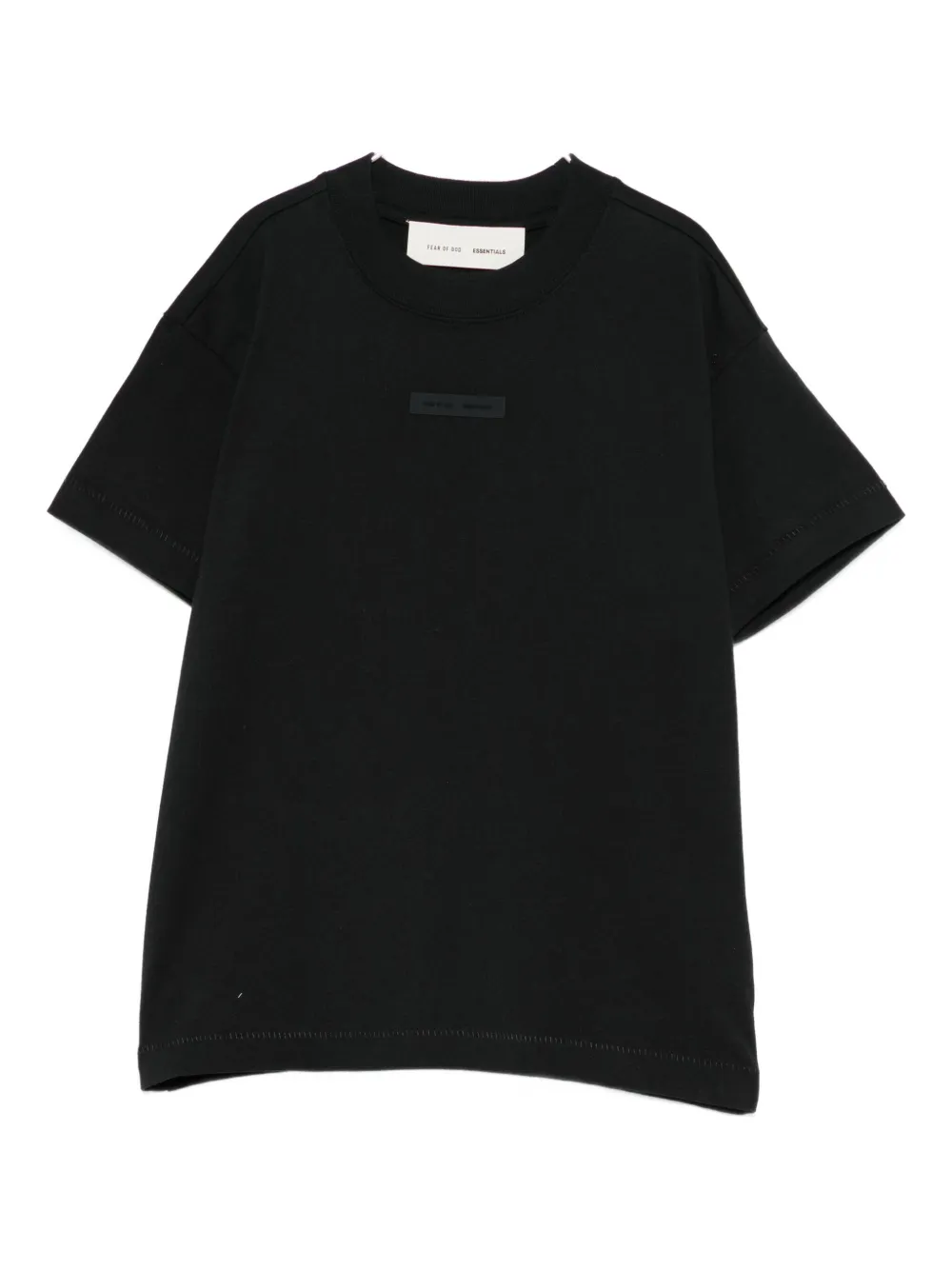 Essentials Kids' Round-neck T-shirt In Black