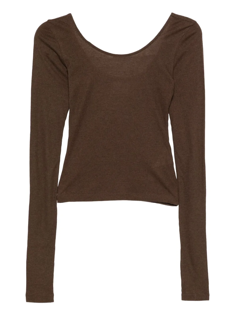 Halfboy long-sleeve top | Brown | Image 1