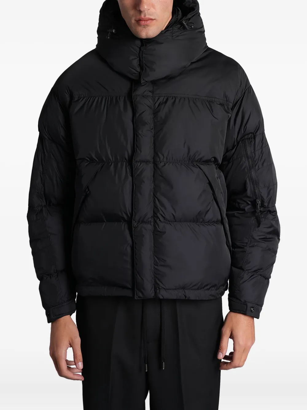 ASPESI hooded puffer jacket | Black | Image 1