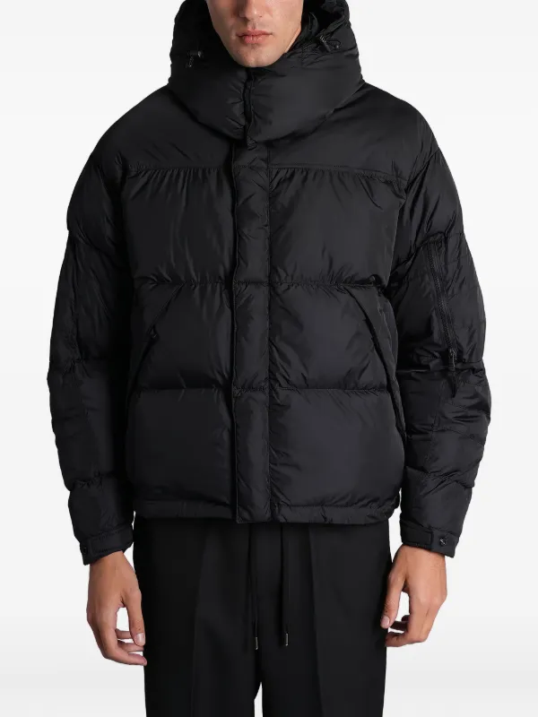 ASPESI フーデッド パデッドジャケット | ブラック | FARFETCH JP