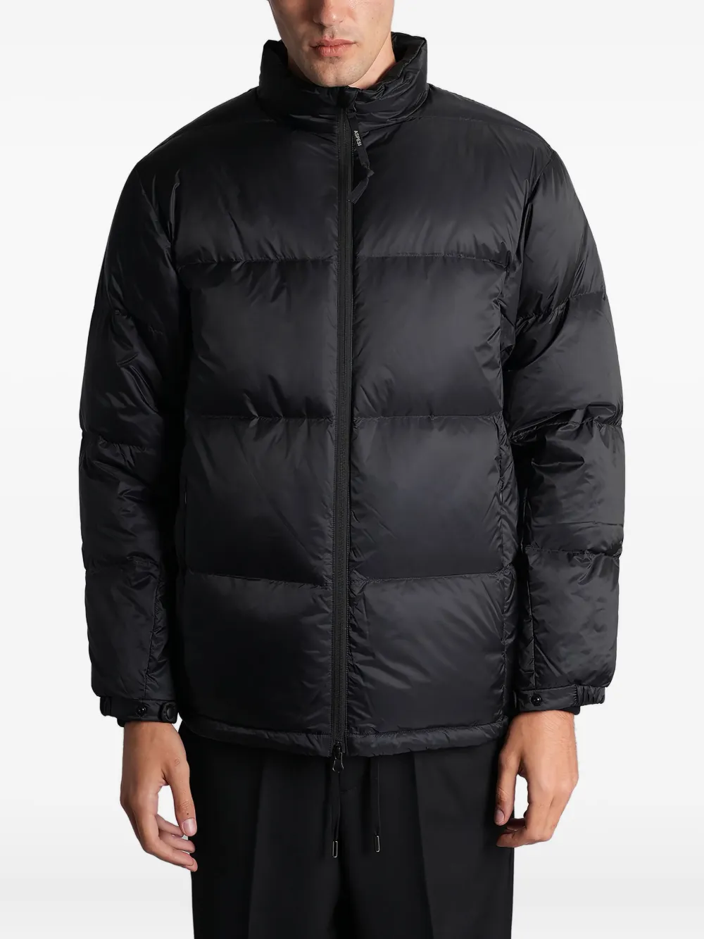 ASPESI zip puffer jacket | Black | Image 1