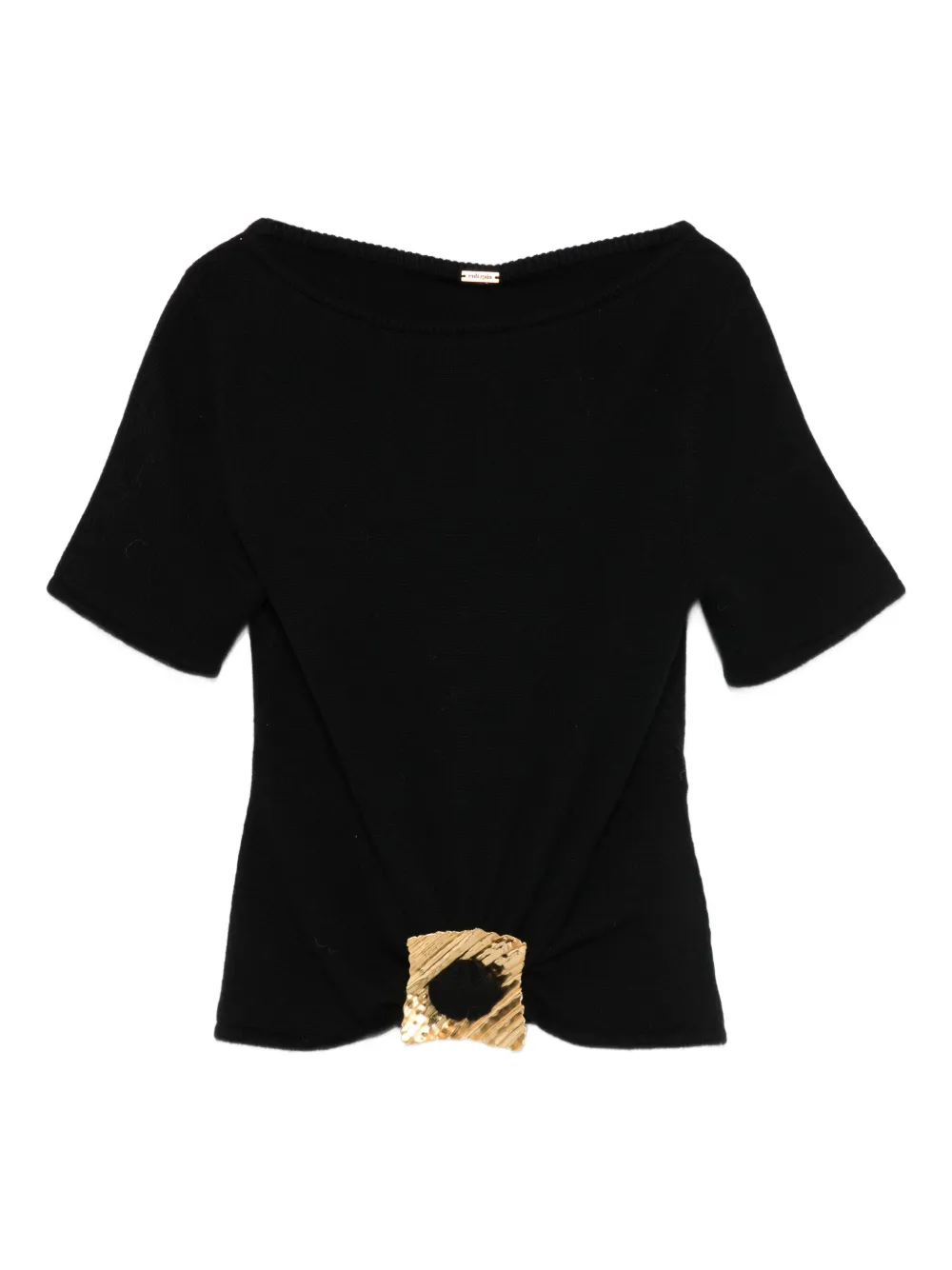 Cult Gaia square-detail top - Nero
