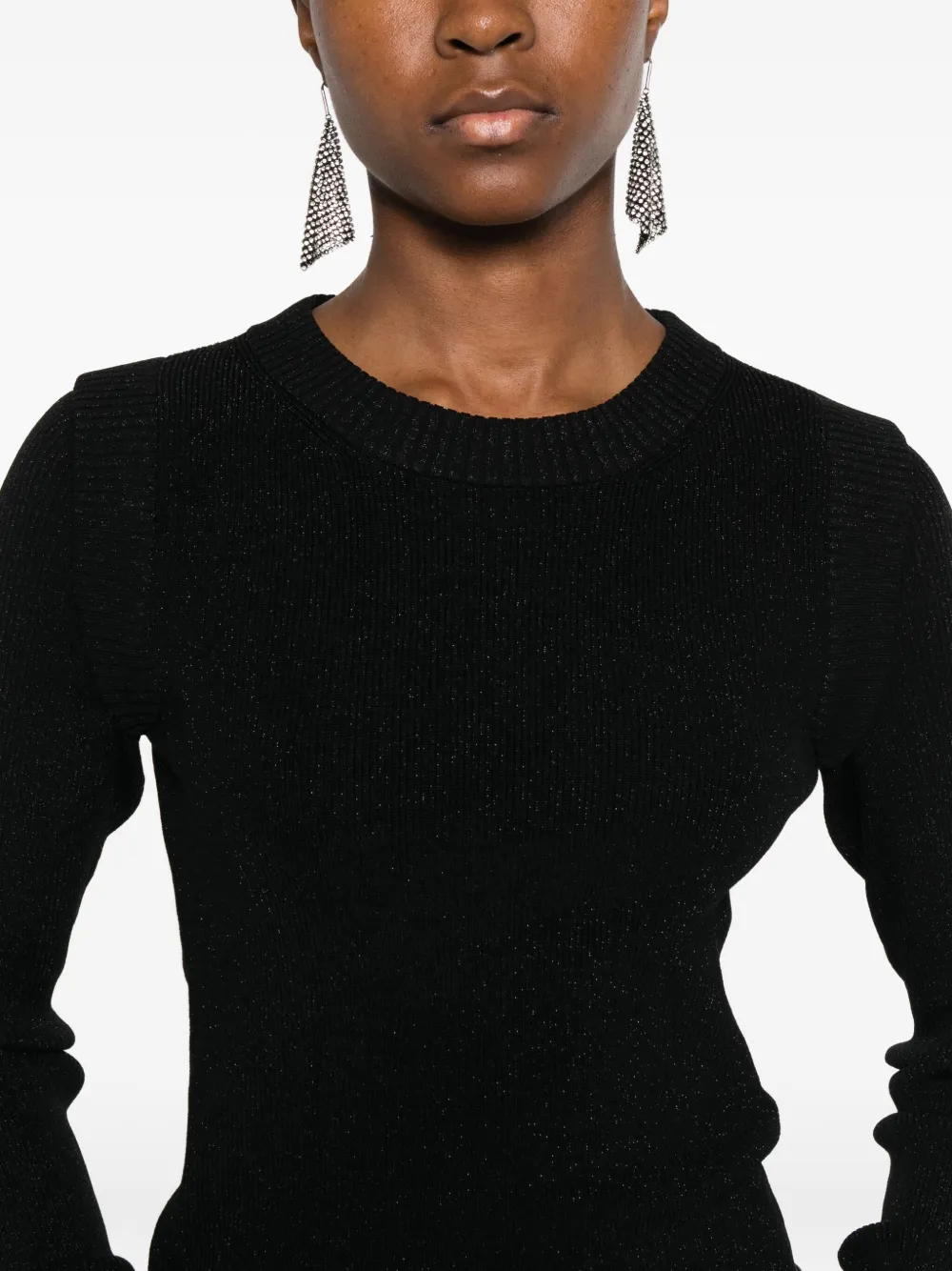 Iro Crew Neck Sweater In Black