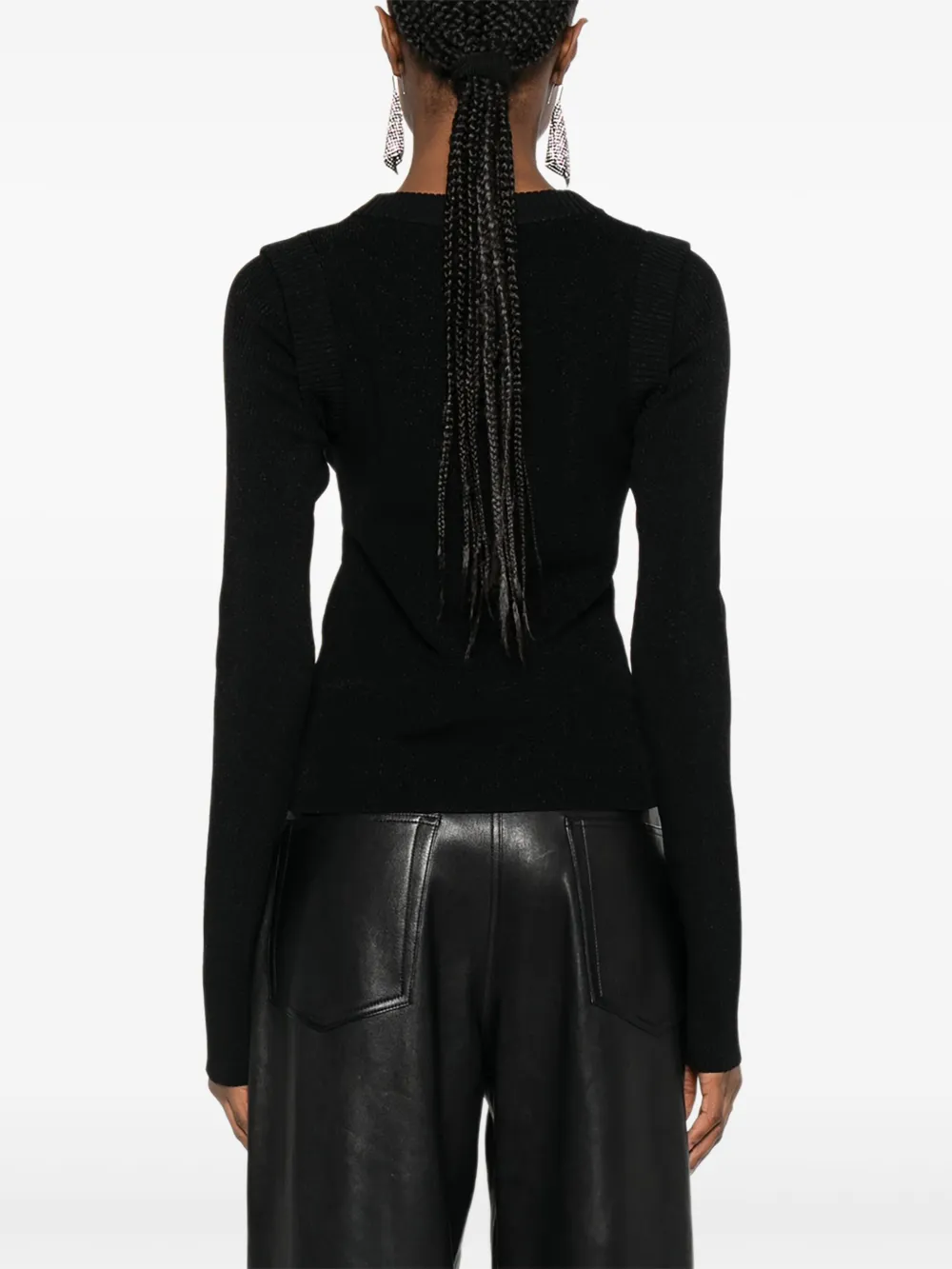 IRO Sweater met ronde hals Zwart