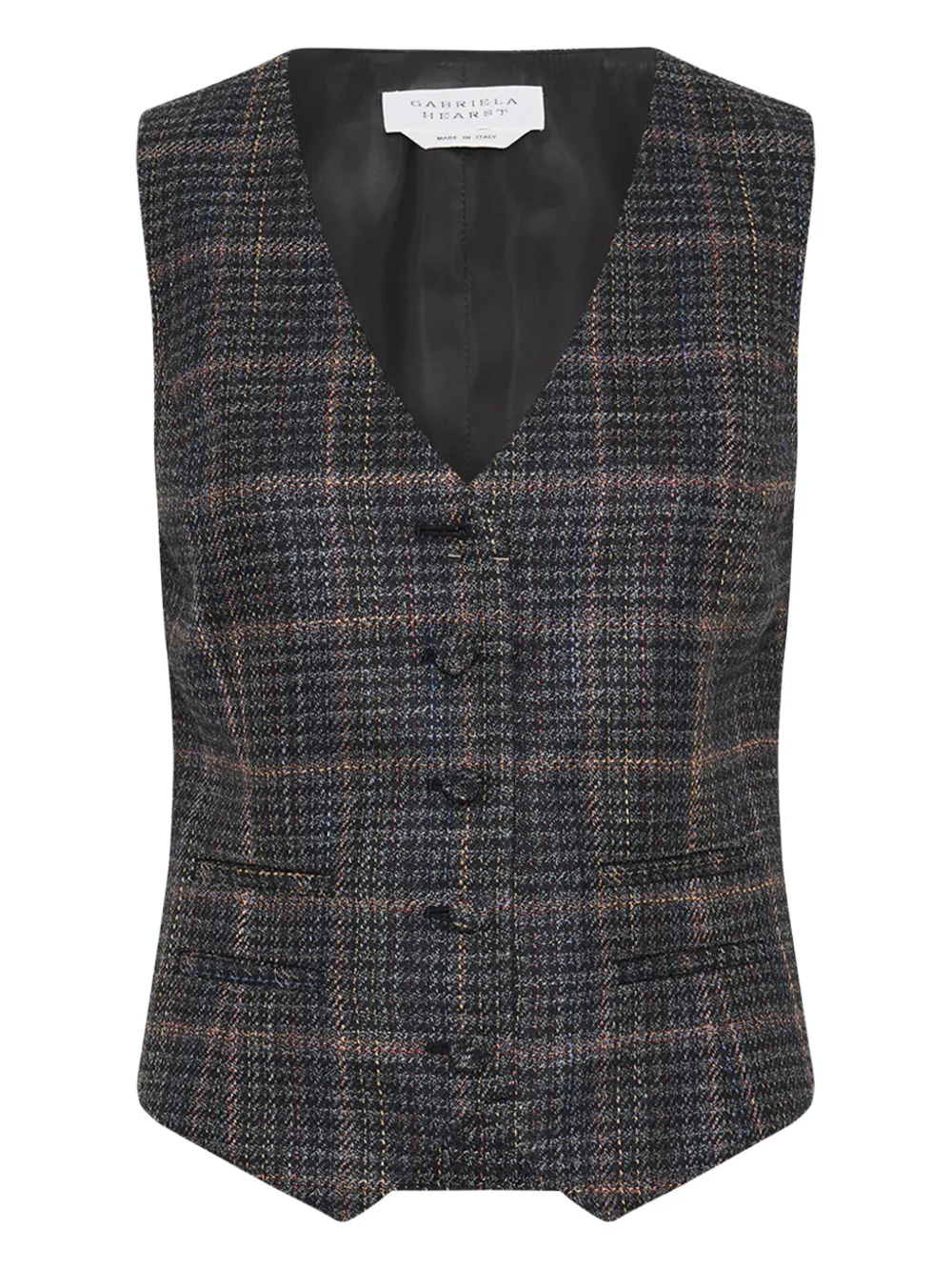 Gabriela Hearst Coleridge Waistcoat In Gray