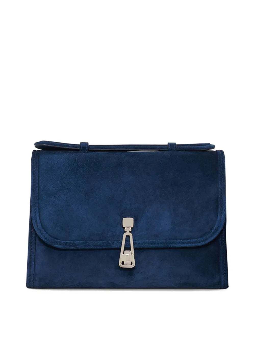 Gabriela Hearst Small Leonora Suede Tote Bag In Blue