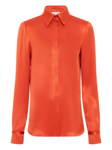 Gabriela Hearst camisa de seda Cruz