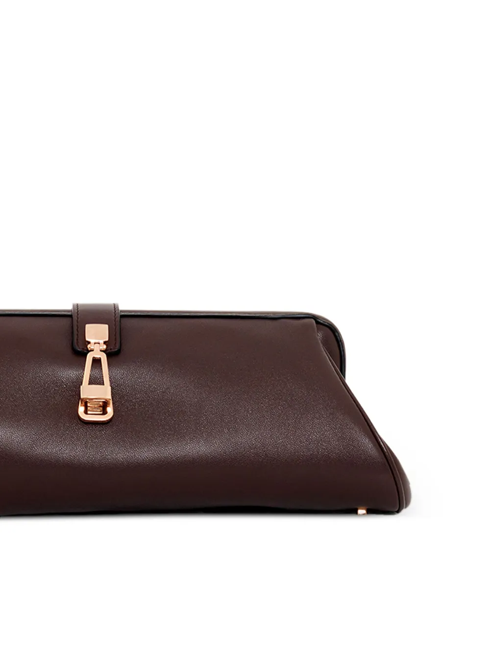 Gabriela Hearst Paola leren clutch - Rood