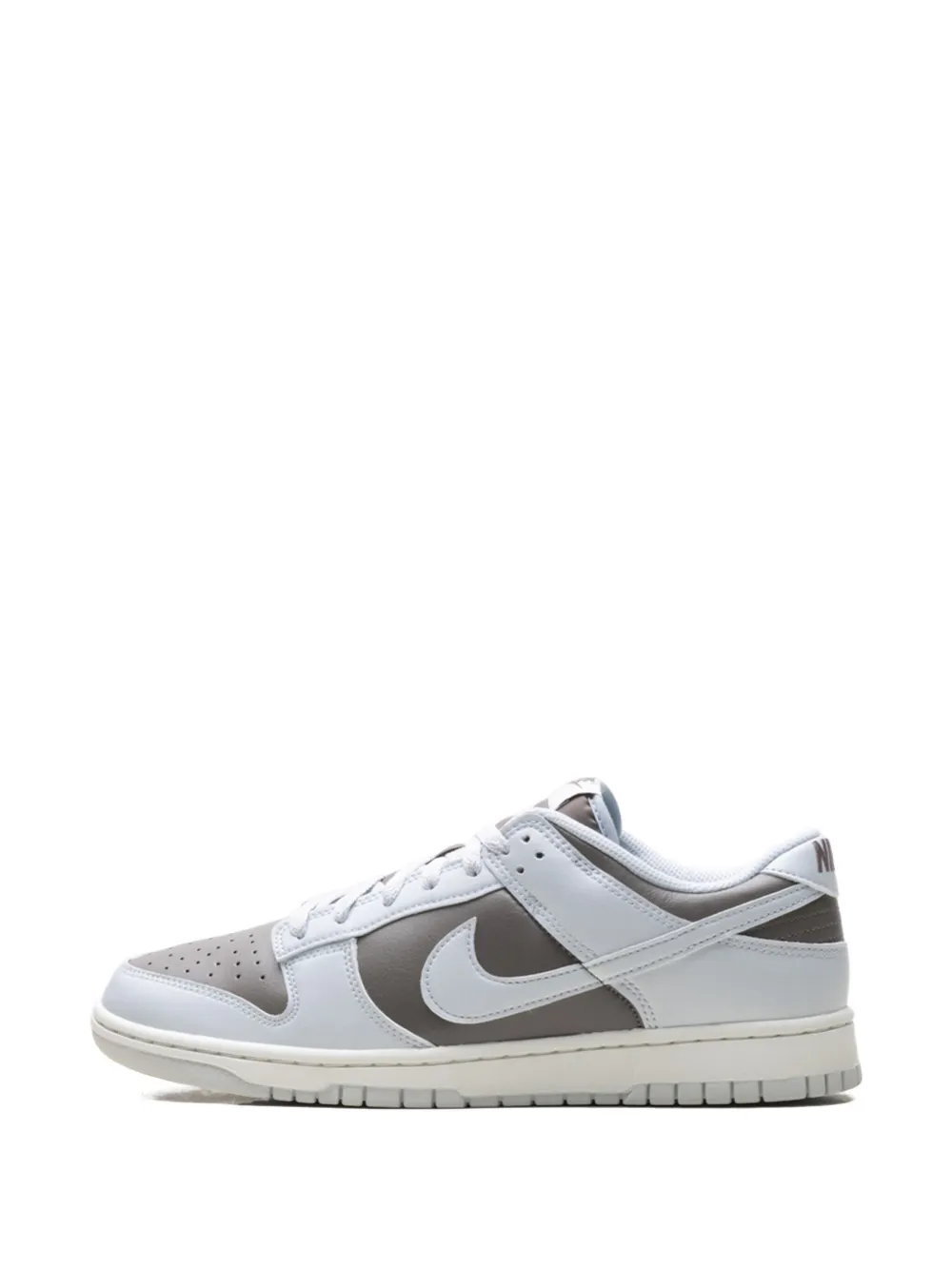 Nike Dunk Swoosh Low-top Sneakers In Gray
