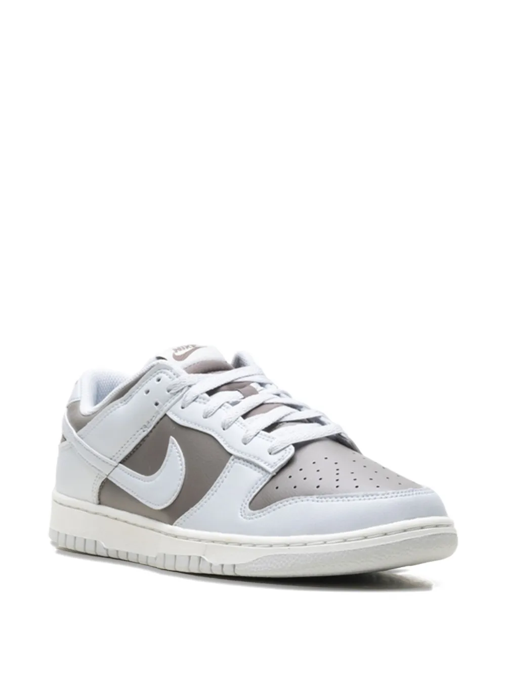 Nike Dunk Swoosh Low-top Sneakers In Gray