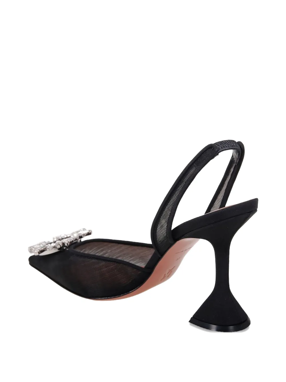 Amina Muaddi 95mm Begum heeled pumps Zwart