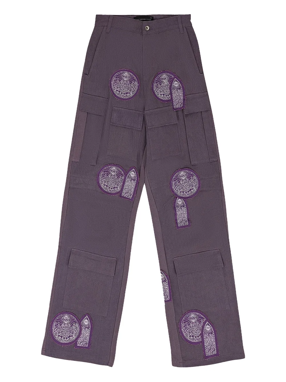Who Decides War Jeans met klepzak - Paars