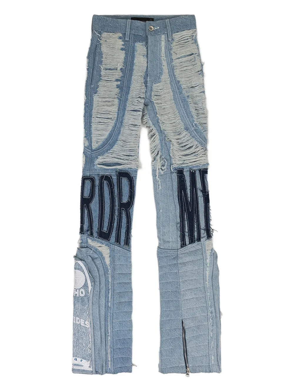 Who Decides War Distressed Jeans In Blue