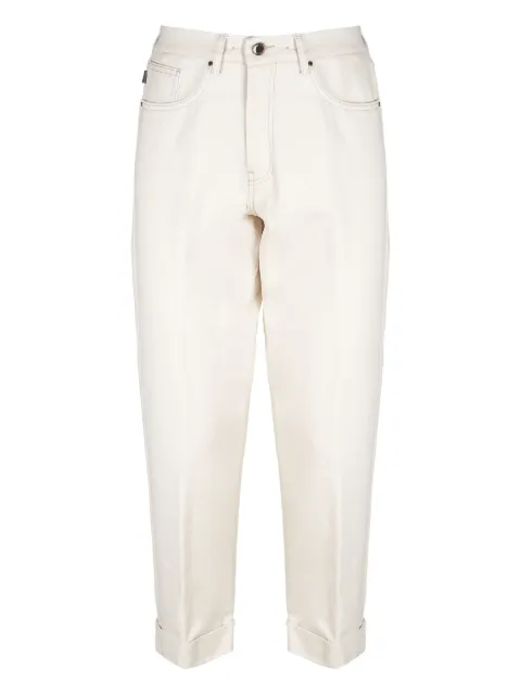 Berwich cuffed straight-leg jeans