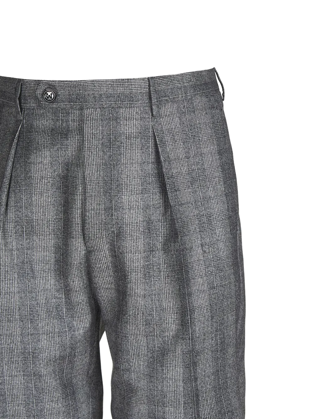 Berwich Geplooide broek met cuffs - Grijs