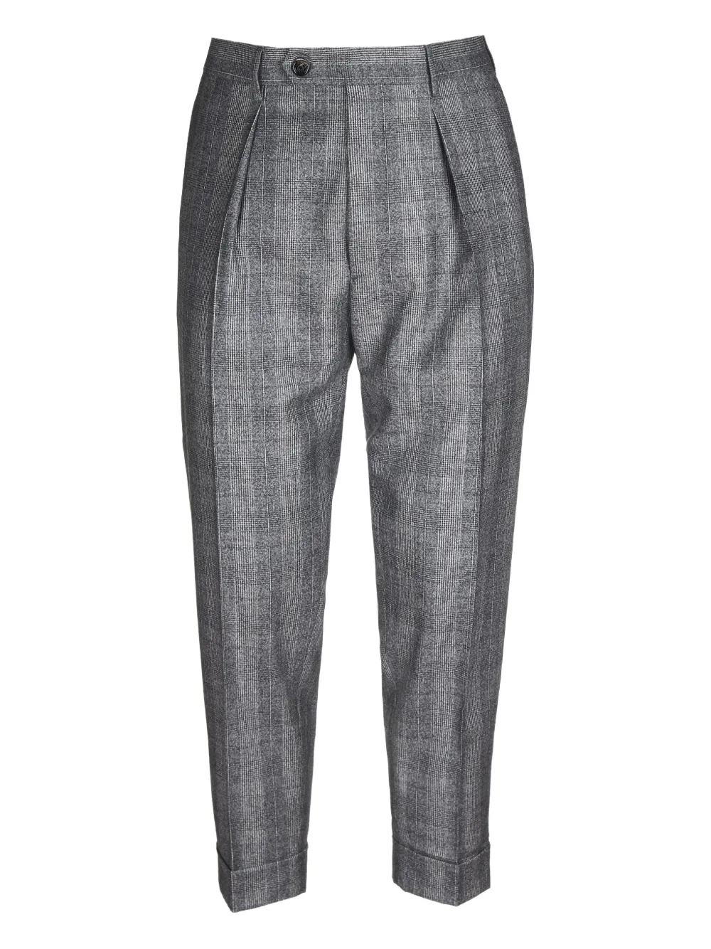 Berwich pleated cuffed trousers | Grey | Image 1