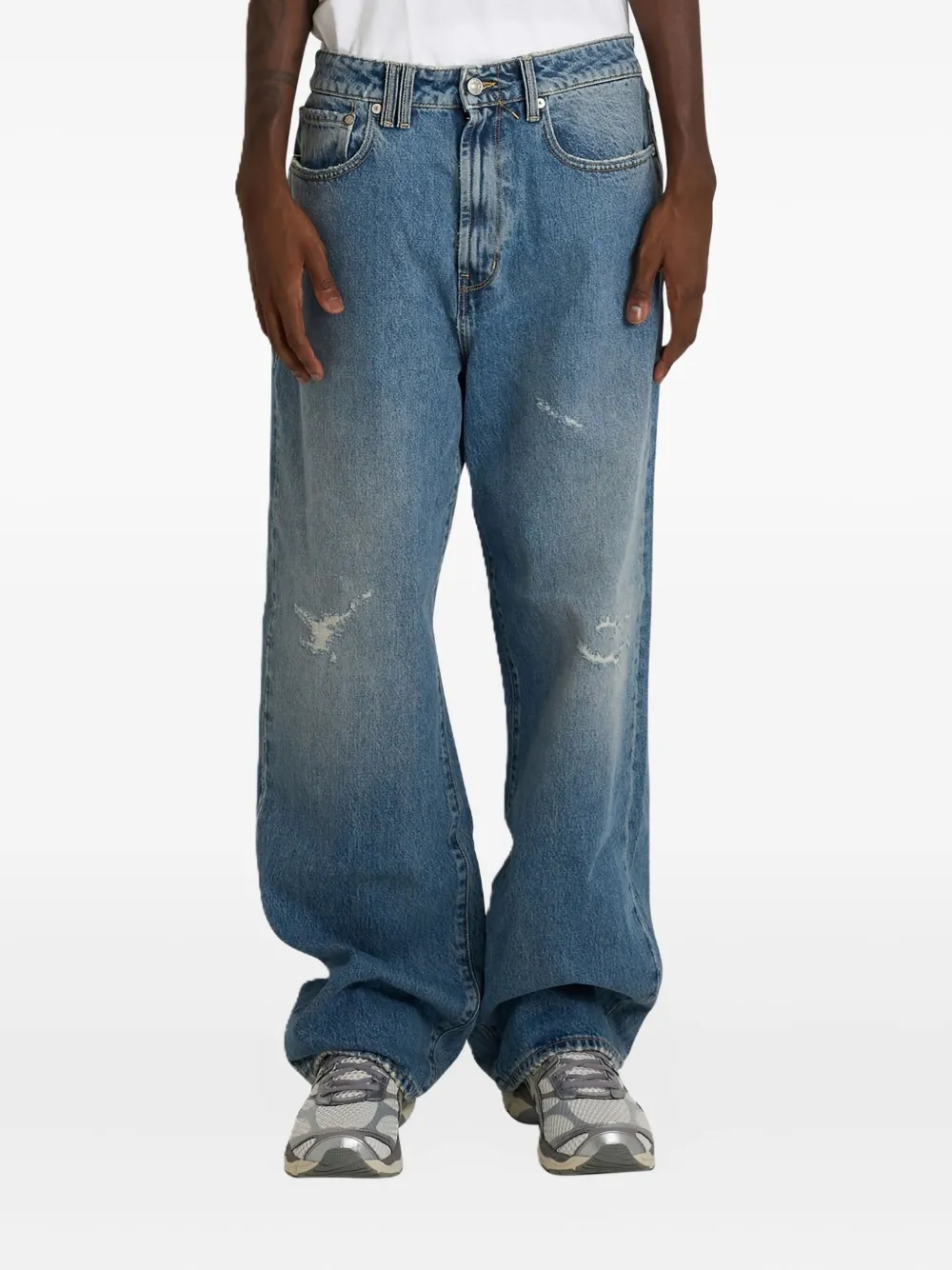 Cycle distressed jeans | Wide-Leg Jeans | Image 2