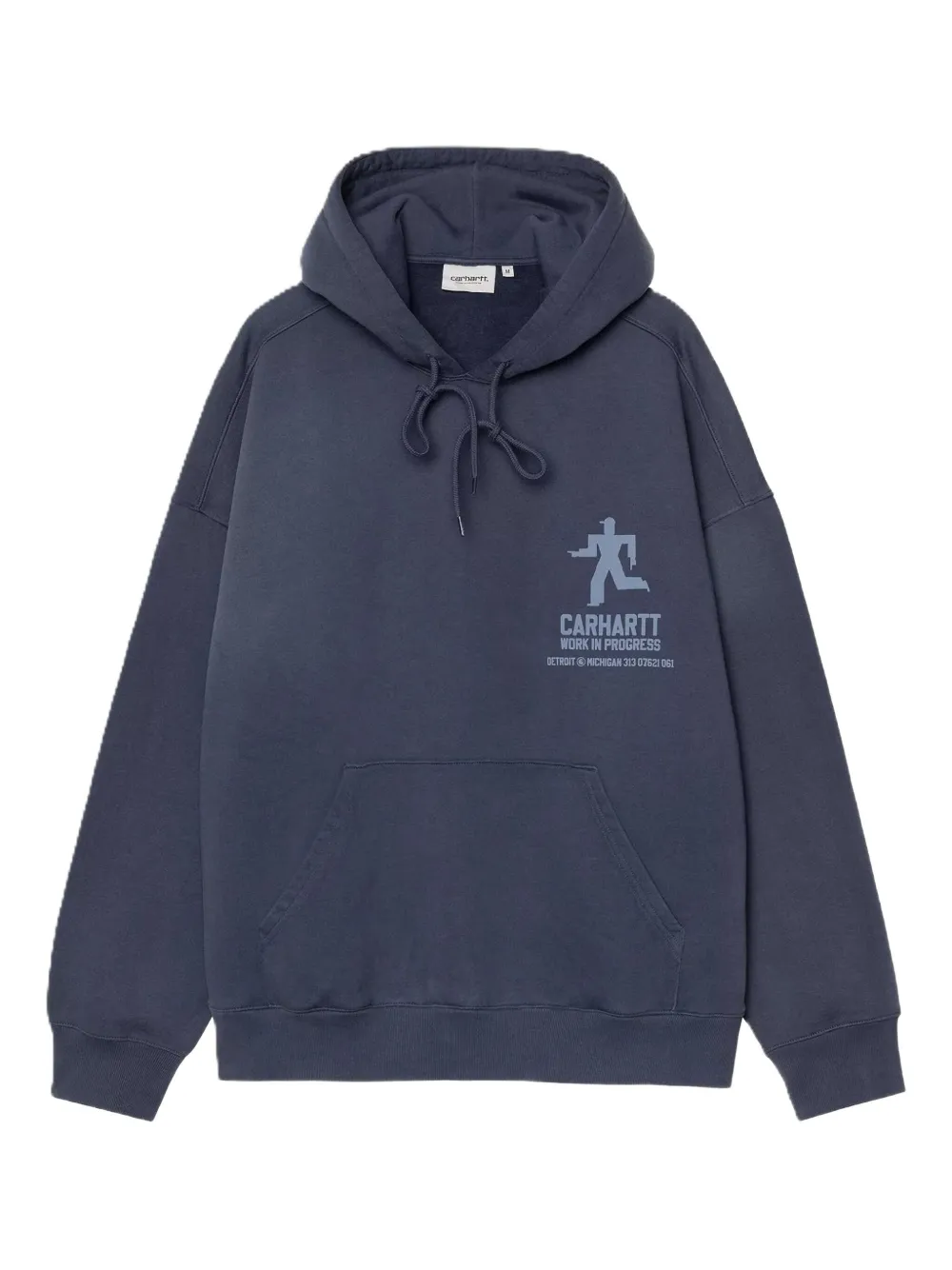 Carhartt WIP Distance graphic hoodie | azul | Image 1