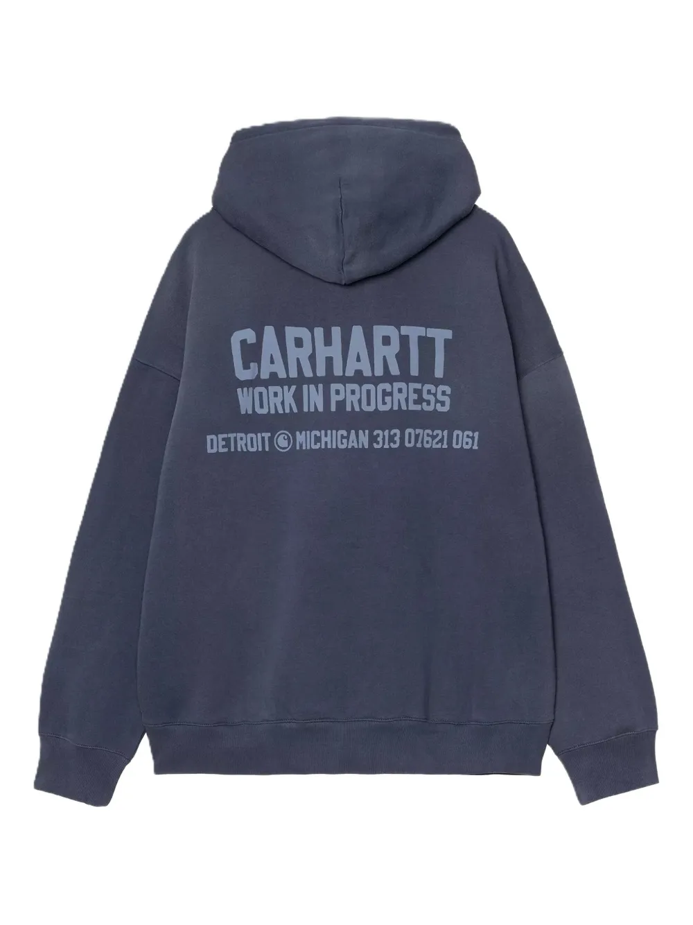Carhartt Distance Graphic Hoodie In Blue