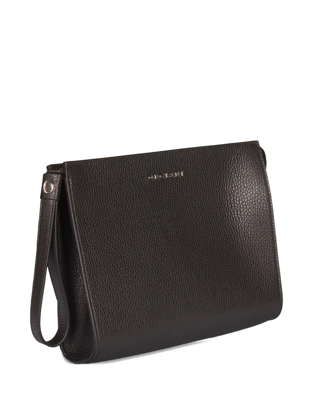 Orciani Clutch met reliëf Zwart