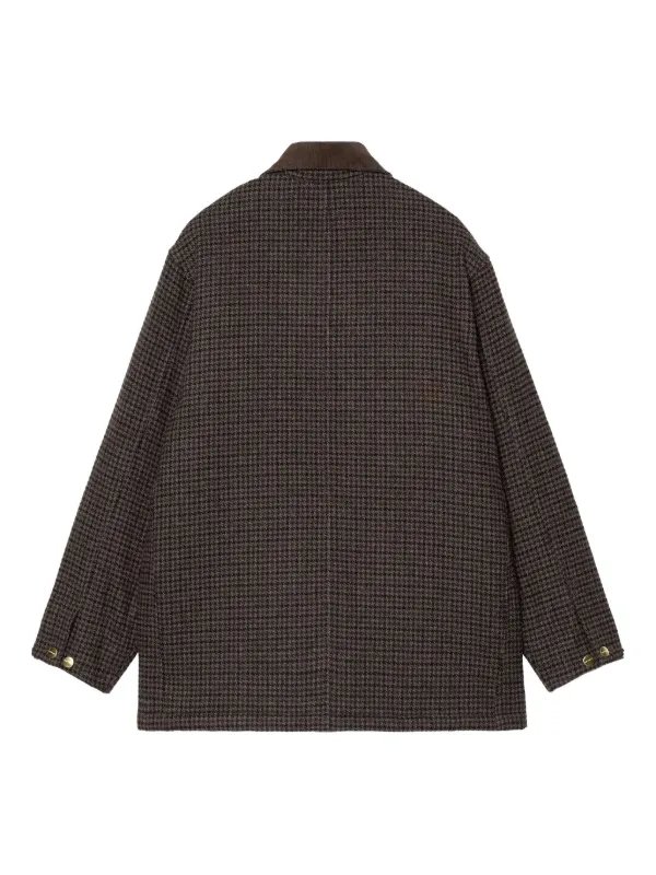 Carhartt WIP チェック コーデュロイカラーシングルコート | ブラウン