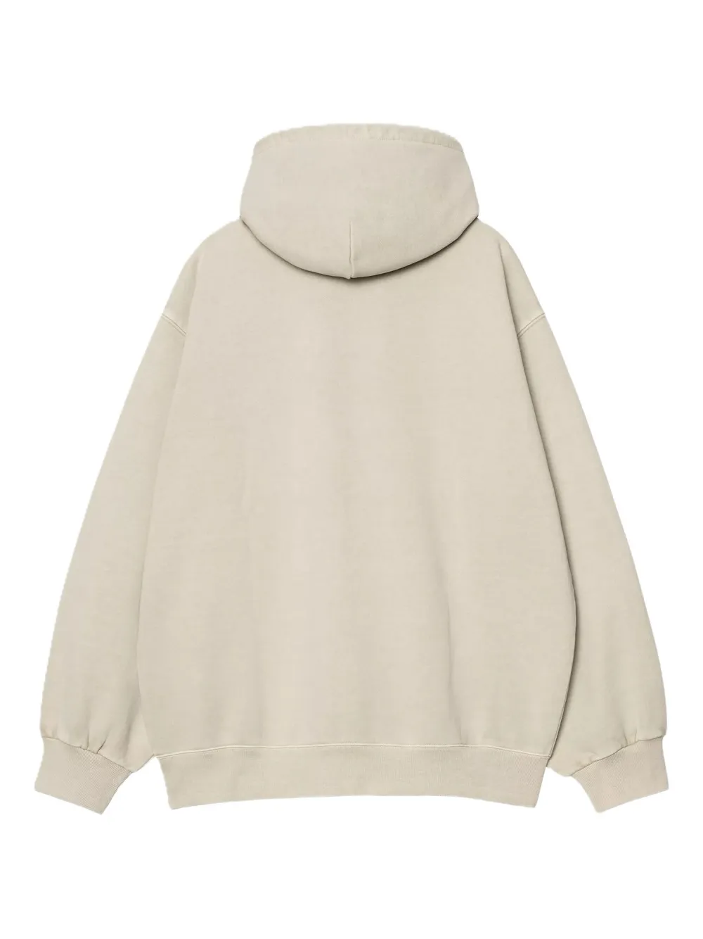 Carhartt Hooded Sweatshirt Featuring Kangaroo Pocket In Neutral